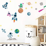 My Nametags Wall Stickers - Space - Laadlee