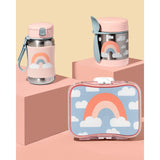 Skip Hop Spark Style SS Straw Bottle 350ml - Sky - Laadlee