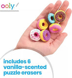 OOLY Dainty Donuts Scented Erasers - Set of 6 - Laadlee
