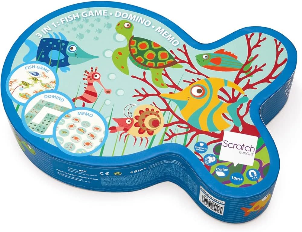 Scratch Europe 3-In-1 Fishing Game - Laadlee