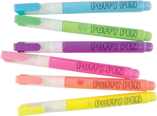 OOLY Magic Neon Puffy Pens - Set of 6 - Laadlee