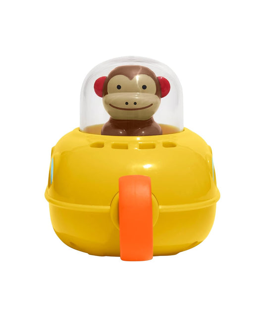 Skip Hop Zoo Pull & Go Submarine Bath Toy - Monkey - Laadlee