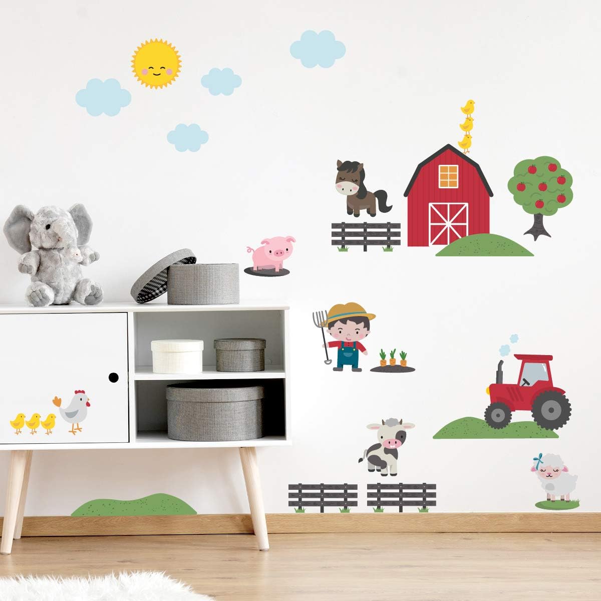 My Nametags Wall Stickers - Farm - Laadlee