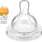 Philips Avent Natural 2.0 Teats 6 M (Pack of 2) - Laadlee