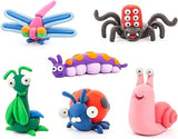 Hey Clay - Bugs Set Plastic Modeling Air Dry Clay Kit - 15pcs and Sculpting Tools - Laadlee