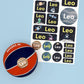 My Nametags Maxistickers - Space (Pack of 21) - Laadlee