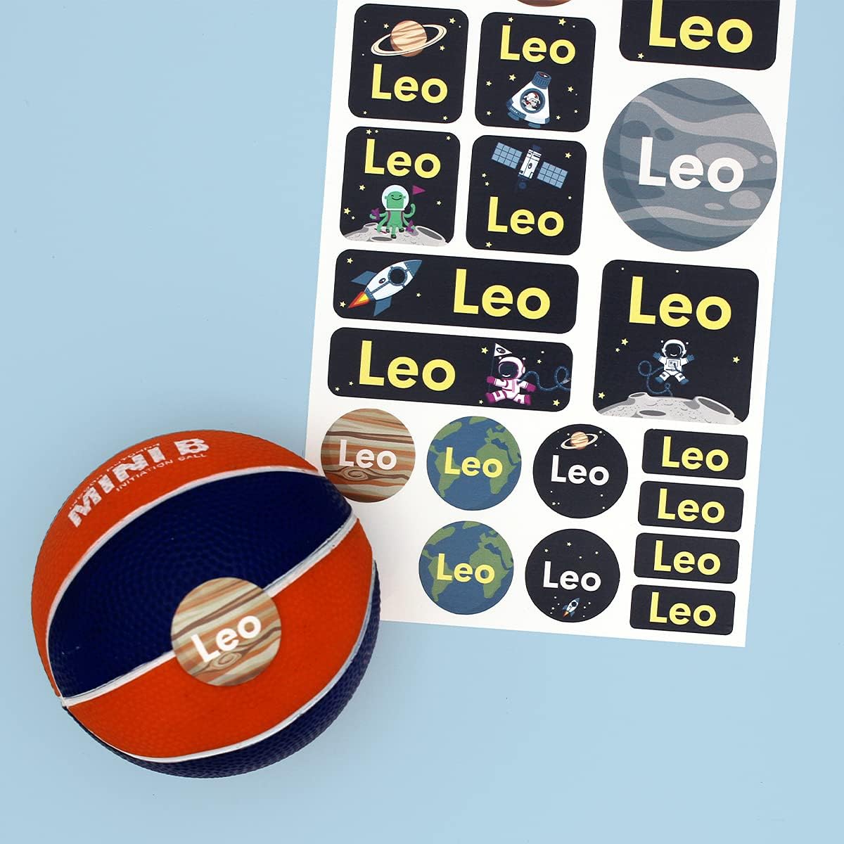My Nametags Maxistickers - Space (Pack of 21) - Laadlee