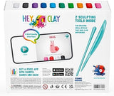Hey Clay - Bugs Set Plastic Modeling Air Dry Clay Kit - 15pcs and Sculpting Tools - Laadlee