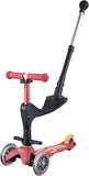 Micro Mini 3 In 1 Deluxe Plus Scooter - Ruby Red - Laadlee