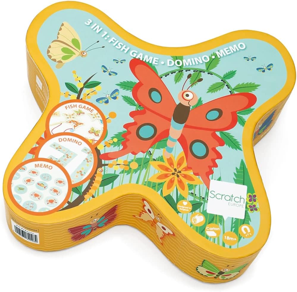 Scratch Europe 3-In-1 Butterfly Game - Laadlee