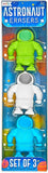 OOLY Astronaut Erasers - Set of 3 - Laadlee