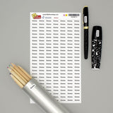 My Nametags Ministickers - Plain (Pack of 175) - Laadlee