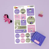My Nametags Maxistickers - Fairy (Pack of 21) - Laadlee