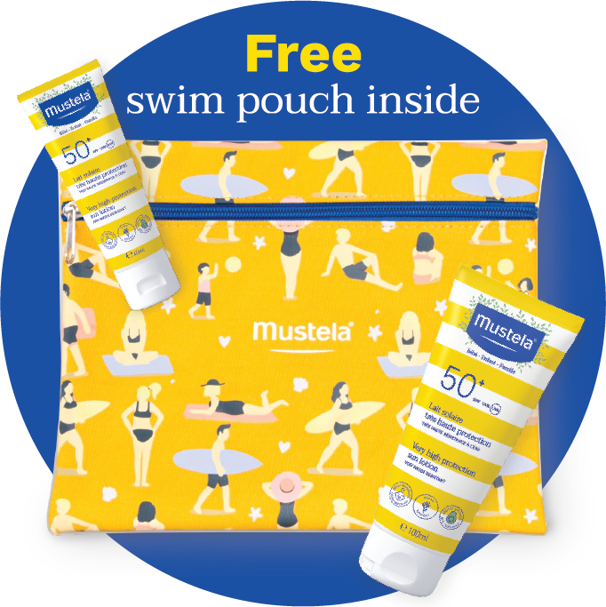 Mustela - Mustela Sun Care + Free Gift Pouch - 3pcs - Laadlee