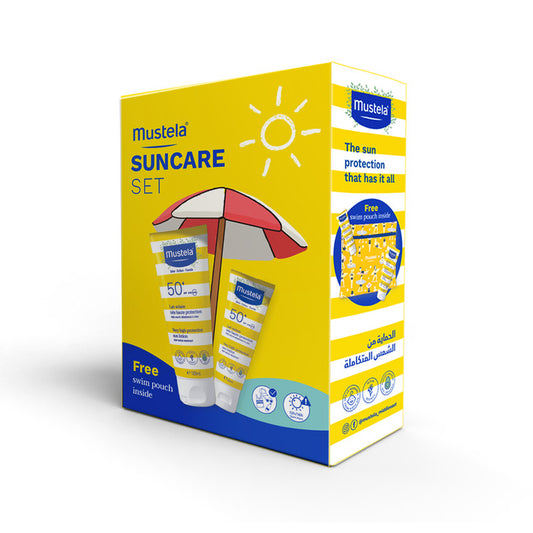 Mustela - Mustela Sun Care + Free Gift Pouch - 3pcs - Laadlee