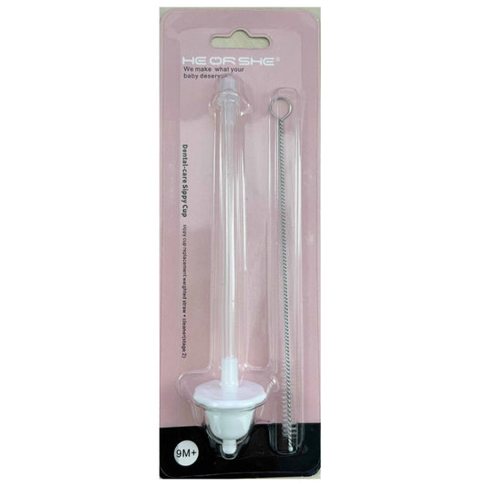 Heorshe - Sippy Cup Replacement Weighted Straw + Cleaner (9M+) - Laadlee