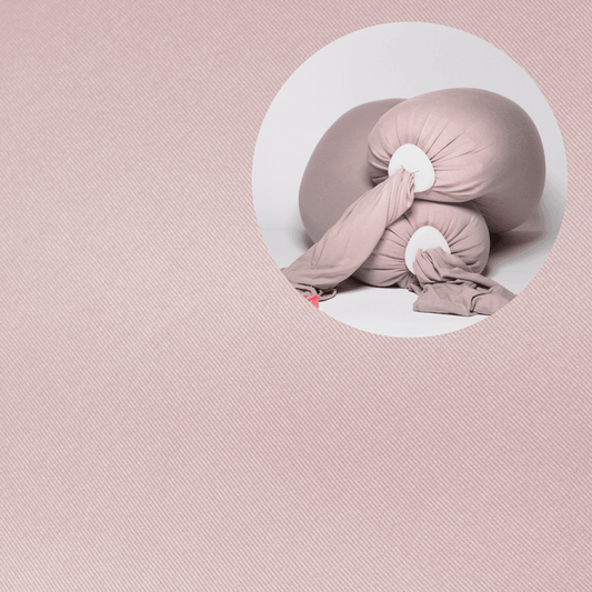bbhugme - Pregnancy Pillow Cover - Dusty Pink - Laadlee