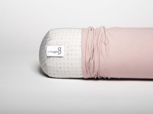 bbhugme - Pregnancy Pillow Cover - Dusty Pink - Laadlee