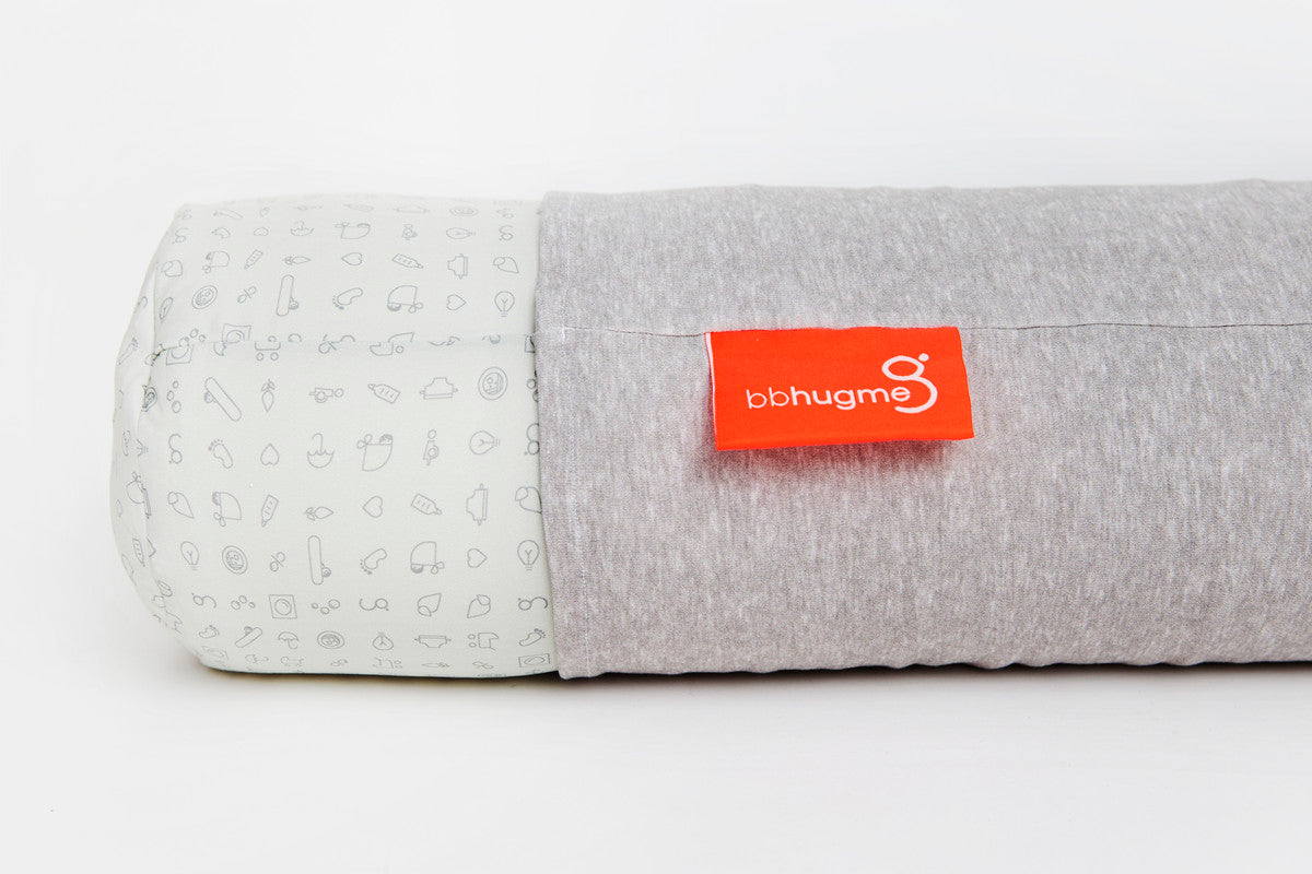 bbhugme - Nursing Pillow Cover - Beige Melange - Laadlee