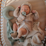 Frigg Moon Phase Latex Baby Pacifier 6M-18M, 1Pack, Sage - Size 2 - Laadlee