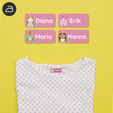 My Nametags Iron-ons - Heart Smiley (Pack of 56) - Laadlee