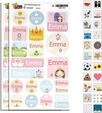 My Nametags Maxistickers - Princess (Pack of 21) - Laadlee
