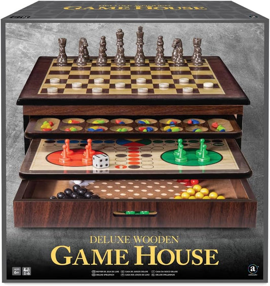 Ambassador - Craftsman Deluxe Wooden Game House - Laadlee