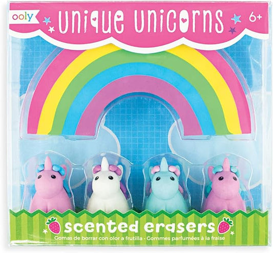 OOLY Unique Unicorns Scented Erasers - Set of 5 - Laadlee