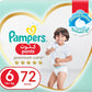 Pampers Premium Care Pants Diapers, Size 6, 16+kg, Unique Softest Absorption for Ultimate Skin Protection, 72 Count - Laadlee
