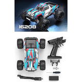 MJX Remote Control 2.4Ghz Brushless Hobby Grade Truck - Blue - Laadlee
