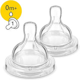 Philip Avent Anti Colic Teat Newborn 1 Hole (Pack of 2) - Laadlee