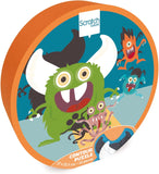 Scratch Europe Contour Puzzle - Monster - Laadlee