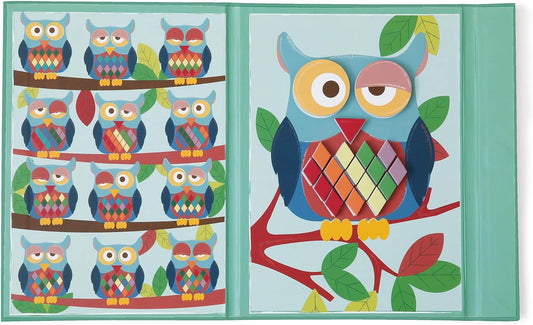 Scratch Europe Colours & Shapes Owl Magnetic - Laadlee