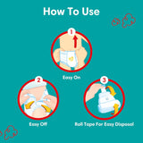 Pampers Baby-Dry Pants Diapers with Aloe Vera Lotion, 360 Fit & up to 100% Leakproof, Size 3, 6-11kg, Double Mega Box, 210 Count - Laadlee