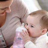 Philips Avent Natural Baby Feeding Bottle 260ml - Pink (Pack of 2) - Laadlee