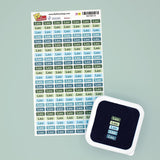 My Nametags Ministickers - Mint Set (Pack of 175) - Laadlee