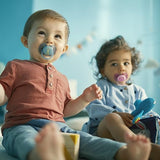 Philips Avent Soft Soother Mix Deco - Blue (6M - 18M) - Laadlee