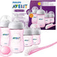 Philips Avent Natural 2.0 Feeding New Born Starter Pink Set - Laadlee