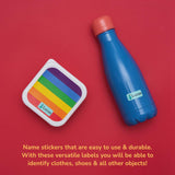 My Nametags Stickers - Rainbow (Pack of 56) - Laadlee