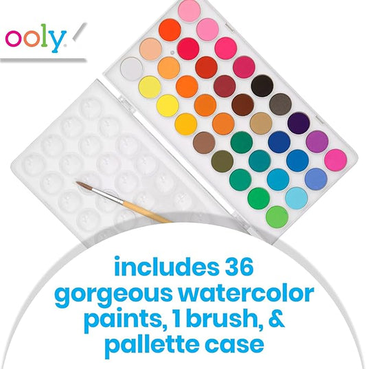 OOLY Lil Paint Pods Watercolor - Set of 36 - Laadlee