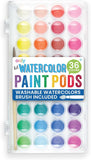 OOLY Lil Paint Pods Watercolor - Set of 36 - Laadlee