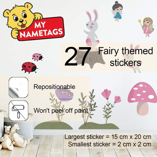 My Nametags Wall Stickers - Fairy - Laadlee