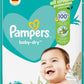Pampers Baby-Dry Taped Diapers with Aloe Vera Lotion, up to 100% Leakage Protection, Size 4, 9-14kg, 16 Count - Laadlee