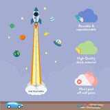 My Nametags Height Charts - Space - Laadlee