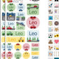 My Nametags Maxistickers - Cars (Pack of 21) - Laadlee