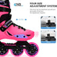 Micro Skates Discovery - Pink with Brake Set (Size 37-40) - Laadlee