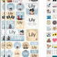 My Nametags Maxistickers - Pirate Girl (Pack of 21) - Laadlee