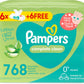 Pampers Complete Clean Baby Wipes with Aloe Vera Lotion for Hands & Face, 12 Packs, 768 Count - Laadlee