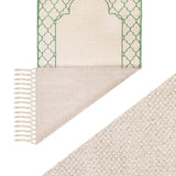 Khamsa Classic Muslim Prayer Mat - Adult Size - Akhdar Green - Laadlee