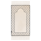 Khamsa Classic Muslim Prayer Mat - Adult Size - Ramadi Grey - Laadlee